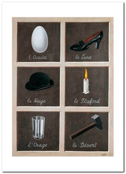 «Открытка Rene Magritte — La Clef des Songes (RM74)», бренда Artistic Card - фото №1 - миниатюра