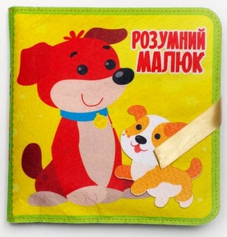 Паперова книга «Фетрова книга з липучками "Розумний малюк"» - фото №1 - мініатюра