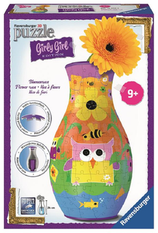  «3D Пазл Ravensburger Girly Girl Ваза Совы (RSV-120505)», бренда Ravensburger - фото №1 - миниатюра