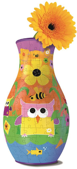  «3D Пазл Ravensburger Girly Girl Ваза Совы (RSV-120505)», бренда Ravensburger - фото №2 - миниатюра