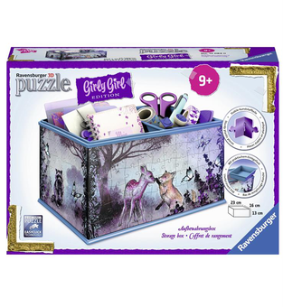  «3D Пазл Ravensburger Girly Girl Шкатулка Тварини (RSV-120840)», бренду Ravensburger - фото №1 - мініатюра