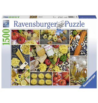  «Пазл Паста 1500 элементов Ravensburger (RSV-163304)», бренда Ravensburger - фото №2 - миниатюра