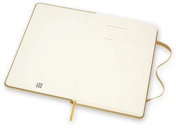  «Блокнот Moleskine Leather Линейка Янтарь (LCLH31HM17BOX)», бренда Moleskine - фото №3 - миниатюра