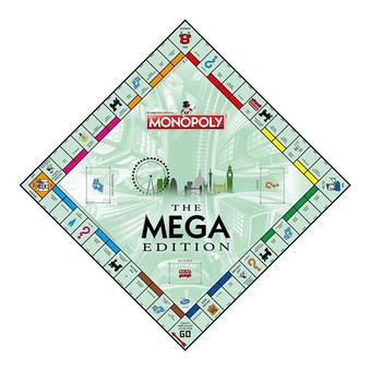  «Настільна гра Monopol. The Mega Edition», бренда Winning Moves - фото №2 - миниатюра