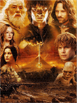  «Пазл Lord of the Rings Mount Doom 1000 елементів», бренда Winning Moves - фото №3 - миниатюра