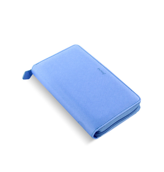  «Органайзер Filofax Saffiano Compact Zip Vista Blue (18-022592)», бренда Filofax - фото №4 - миниатюра