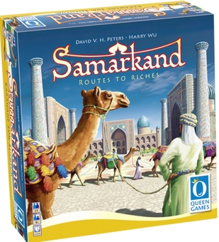  «Настольная игра Queen Games Samarkand (16019)», бренда Queen Games - фото №1 - миниатюра