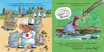 Бумажная книга «The First Hippo on the Moon», автор Дэвид Уолльямс - фото №8 - миниатюра