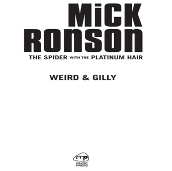 Паперова книга «Mick Ronson - The Spider with the Platinum Hair» - фото №2 - мініатюра