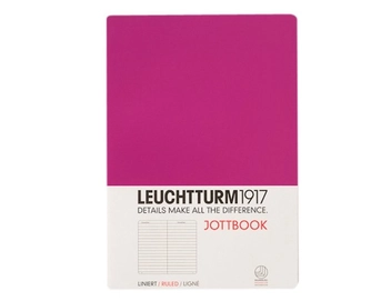  «Записная тетрадка Leuchtturm1917 в линейку розовая (341544)», бренда Leuchtturm1917 - фото №2 - миниатюра