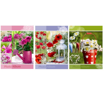 «Фотоальбом EVG Flowers 10x15x200 (6239754)», бренда EVG - фото №2 - миниатюра
