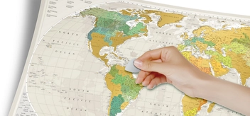  «Скретч карта мира 1DEA.me Travel Map Geography World», бренда 1DEA.me - фото №3 - миниатюра
