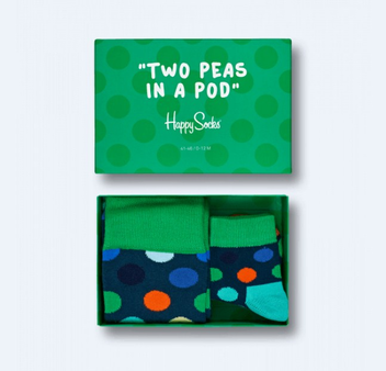  «Носки Happy Socks Two Peas In A Pod Gift Box 2 пары 36-40 р (XPEA02-7000)», бренда Happy Socks - фото №4 - миниатюра
