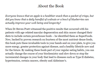Бумажная книга «SuperFoods», авторов Кэти Мэтьюз, Стивен Пратт - фото №4 - миниатюра