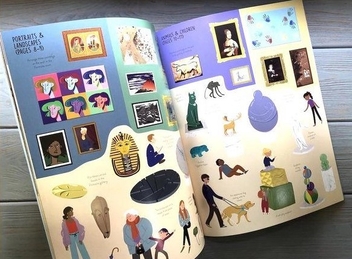 Паперова книга «Art Gallery Sticker Book», автор Ебіґейл Вітлі - фото №2 - мініатюра