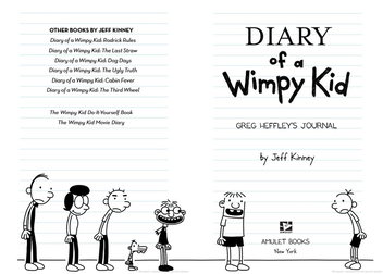 Бумажная книга «Diary Of A Wimpy Kid. Book 1», автор Джефф Кинни - фото №3 - миниатюра