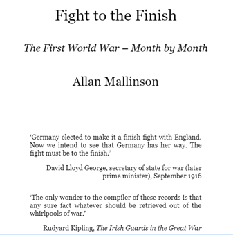 Бумажная книга «Fight to the Finish», автор Аллан Маллинсон - фото №4 - миниатюра