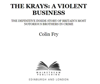 Бумажная книга «The Krays: A Violent Business», автор Колин Фрай - фото №4 - миниатюра