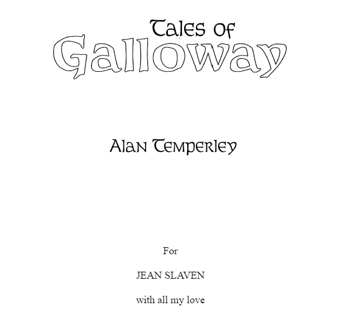 Бумажная книга «Tales Of Galloway», автор Алан Темперли - фото №3 - миниатюра