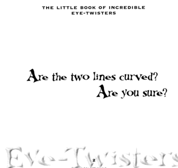 Бумажная книга «Little Book Of Incredible Eye-twisters», автор Джон Блейк - фото №3 - миниатюра