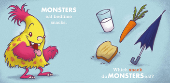 Бумажная книга «Monsters Go Night-Night», автор Аарон Зенц - фото №7 - миниатюра