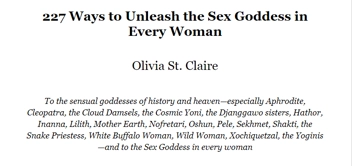 Паперова книга «227 Ways To Unleash The Sex Goddess In Every Woman», автор Олівія Сен-Клєр - фото №5 - мініатюра