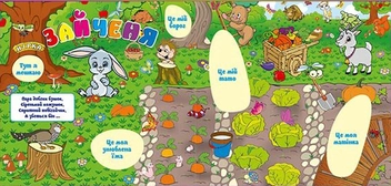 Паперова книга «Маленькі тварини та їх родини. Зайчик» - фото №4 - мініатюра