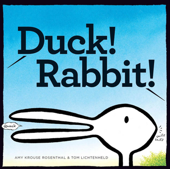 Бумажная книга «Duck! Rabbit!», автор Эми Круз Розенталь - фото №1 - миниатюра