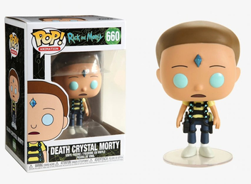  «Коллекционная фигурка Funko POP! Rick and Morty Death Crystal Morty (44249)», бренда Funko Pop - фото №5 - миниатюра
