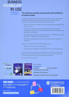 Паперова книга «Business Vocabulary in Use. 3rd Edition. Intermediate with Answers and Enhanced eBook Linguist», автор Білл Маскалл - фото №2 - мініатюра