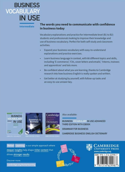 Паперова книга «Business Vocabulary in Use. 3rd Edition. Intermediate with Answers Linguist», автор Білл Маскалл - фото №2 - мініатюра