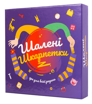  «Настольная игра Fun Games Shop Безумные носки (FGS13)», бренда Fun Games Shop - фото №1 - миниатюра