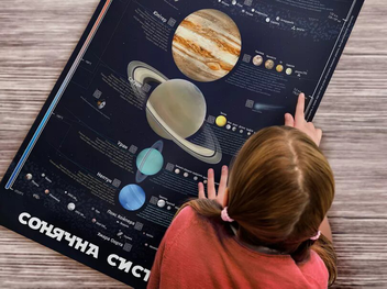 Бумажная книга «Розумний плакат «Сонячна система»», авторов Максим Мирошниченко, Юрий Челомбитько - фото №3 - миниатюра