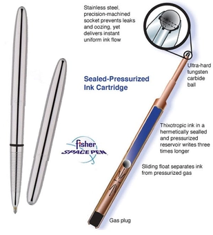  «Стержень сменный Fisher Space Pen с адаптером для ручек Parker красный средний (SPR2)», бренда Parker - фото №3 - миниатюра