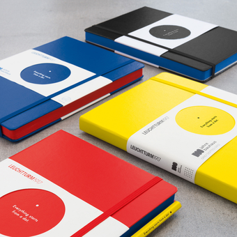  «Блокнот Leuchtturm1917 100 Years Bauhaus Точка Красный (359619)», бренда Leuchtturm1917 - фото №4 - миниатюра