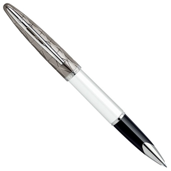  «Ручка-роллер Waterman Carene Deluxe Contemporary White ST (41 206)», бренда Waterman - фото №1 - миниатюра