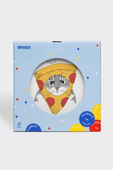  «Тарелка Orner Кот в пицце (orner-1055)», бренда Orner - фото №3 - миниатюра