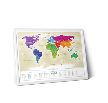 «Скретч карта мира 1DEA.me Travel Map Gold World на русском (GWRU)», бренда 1DEA.me - фото №4 - миниатюра