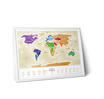 «Скретч карта мира 1DEA.me Travel Map Gold World на русском (GWRU)», бренда 1DEA.me - фото №5 - миниатюра