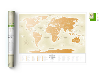 «Скретч карта мира 1DEA.me Travel Map Gold World на русском (GWRU)», бренда 1DEA.me - фото №9 - миниатюра