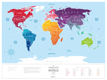 «Скретч карта мира 1DEA.me Travel map Silver World на английском языке (SW)», бренда 1DEA.me - фото №3 - миниатюра