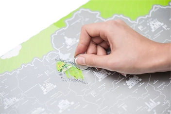  «Скретч карта 1DEA.me Travel Map Моя Україна (4820191130050)», бренда 1DEA.me - фото №4 - миниатюра