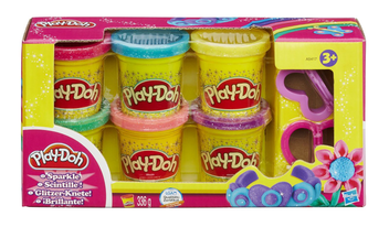«Набір для ліплення Play-Doh Блискуча колекція (5010993544325)», бренду Hasbro - фото №1 - мініатюра