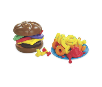  «Ігровий набір для ліплення Hasbro Play-Doh Бургер і картопля фрі (E5472)», бренду Hasbro - фото №3 - мініатюра