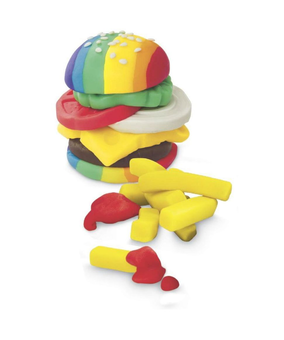  «Ігровий набір для ліплення Hasbro Play-Doh Бургер і картопля фрі (E5472)», бренду Hasbro - фото №5 - мініатюра