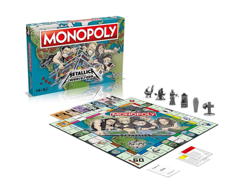  «Настільна гра Metallica Monopoly», бренда Winning Moves - фото №2 - миниатюра
