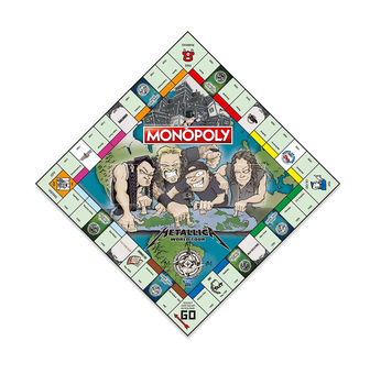  «Настільна гра Metallica Monopoly», бренда Winning Moves - фото №3 - миниатюра