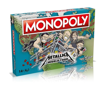  «Настільна гра Metallica Monopoly», бренда Winning Moves - фото №1 - миниатюра
