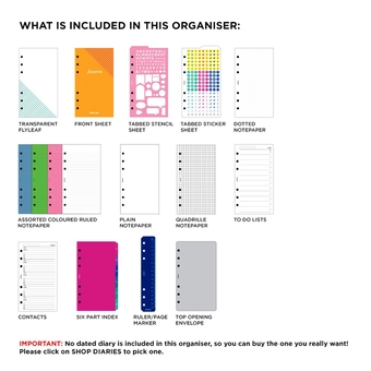  «Органайзер Filofax Pop Personal Clover (029404)», бренда Filofax - фото №9 - миниатюра