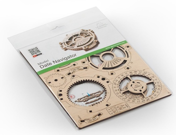  «Механический 3D пазл Ukrainian Gears Навигатор дат (70036)», бренда Ukrainian Gears / UGears - фото №6 - миниатюра